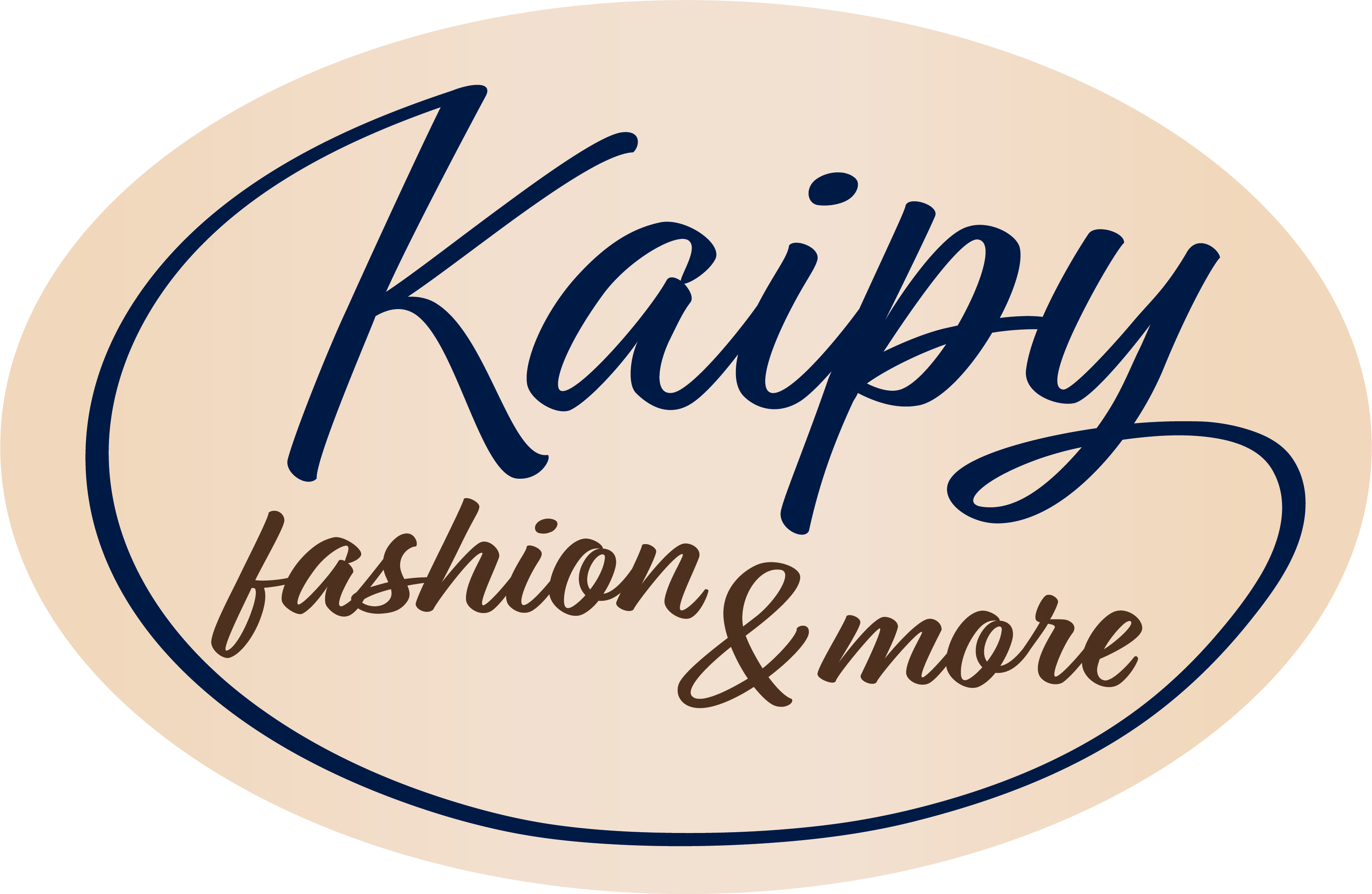 Kaipy Logo 4c HG elfenbein Oval