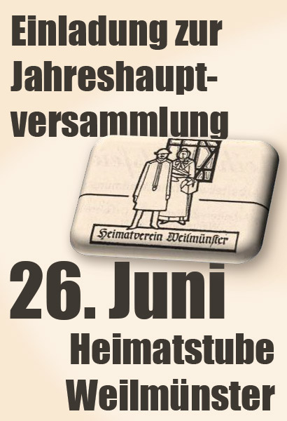 Jahreshauptversammlung des Heimatverein Weilmünster