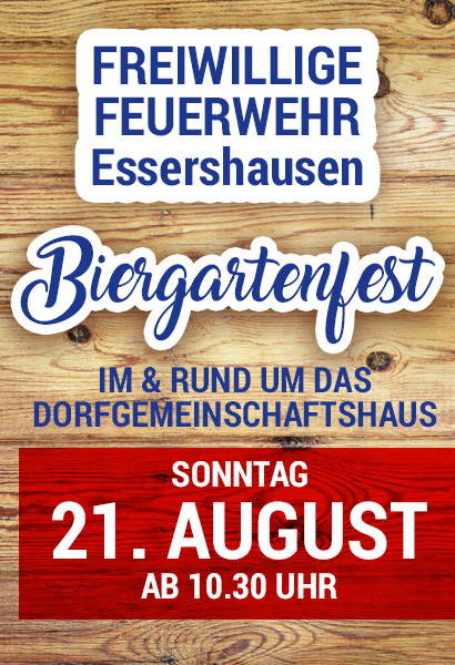 wlmAKTIV KACHEL FFW Essershausen biergartenfest