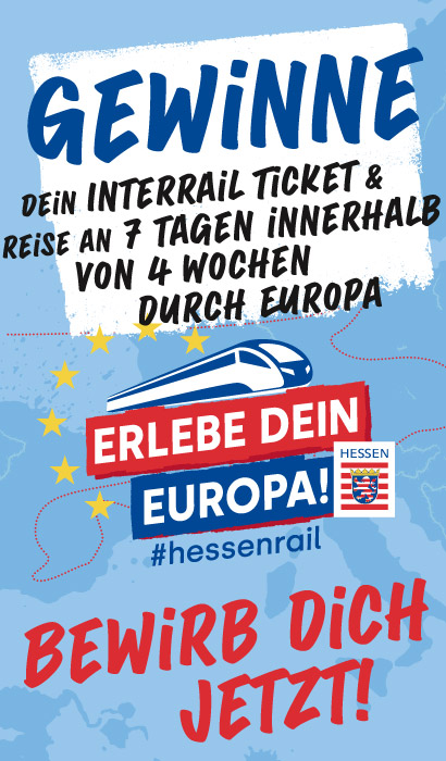  Interrail-Tickets gewinnen
