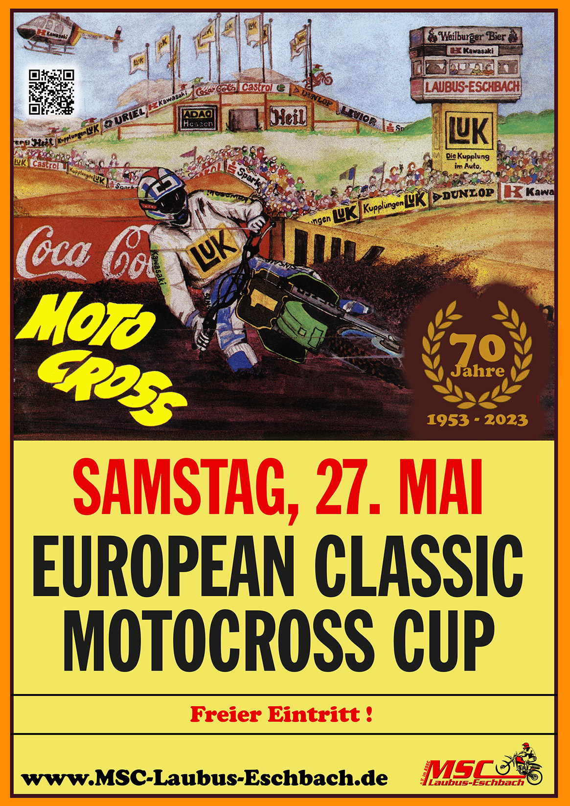 MSCLaubuseschbach Plakat MotoCross 2023