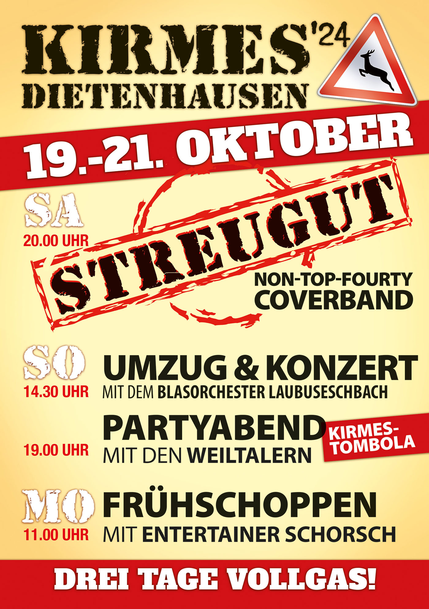 Kirmes Dietenhausen Programm 2024