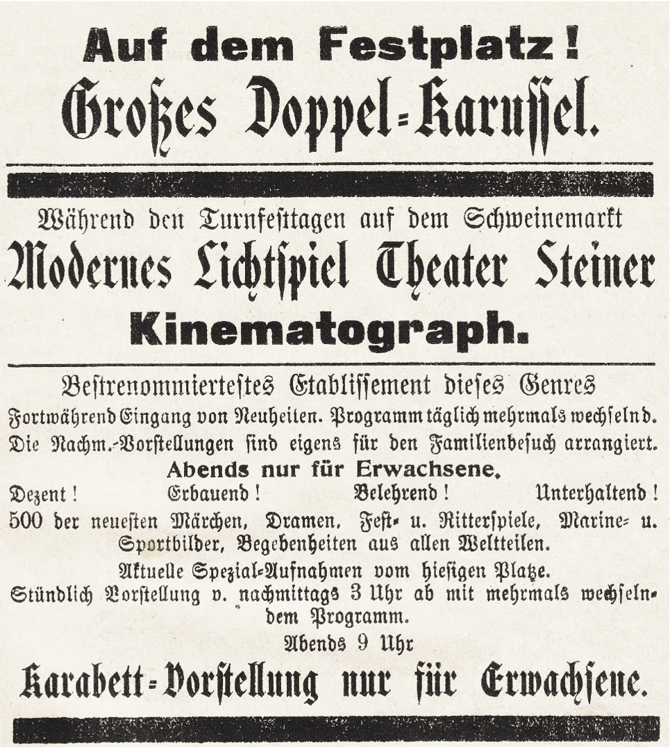 heimatverein gauturnfest anzeige anzeiger 1912